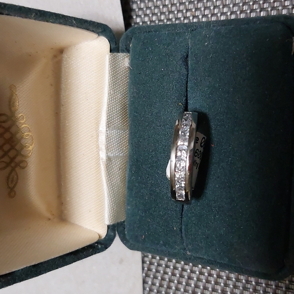 Sterling Silver CZ Ring Sz 6, 7 or 8
